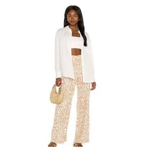 Free People Love So Right wide leg pants size 12